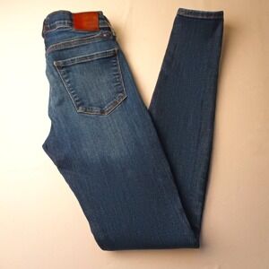 Lucky Brand Women Low Rise Brooke Legging Jean Size 0/25A Medium Wash Stretch